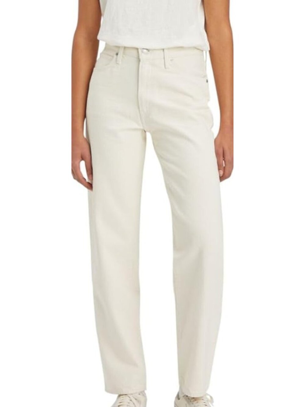Levi's women's pants size 30 cream '94 Baggy corduroy straight leg pants